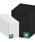 Ultimate HPA300 Air Purifier Filter Replacement Kit with 6 true main filters and 8 pre-cut activated carbon pre-filters