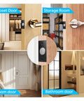 Hidden Magnetic Door Ball Catch Set Adjustable Hardware With Stainless Steel Strike Plate Noiseless Strong Suction on various doors