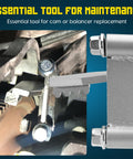 Chelhead flywheel locking tool kit with 8.8 bolts, silver metal for LS engines (LS1–LS6) in Camaros, Corvettes.