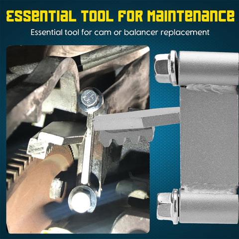 Chelhead flywheel locking tool kit with 8.8 bolts, silver metal for LS engines (LS1–LS6) in Camaros, Corvettes.