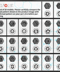 20 socket set from 22 Piece Wheel Lock Nut Key Kit For VW Volkswagen Cars Anti Theft Lug Nut Socket Set All In One No Fuss Tool