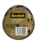 Camo Duct Tape Roll 1.88 Inch Wide By 10 Yards For DIY Crafts And Mess Free Projects Heavy Duty Labeling And Fashion No Sew Creations Ideal For Modeling And Organization, front view