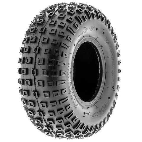 145/70-6 UTV Tire A011 Pair Of 2 All Terrain Hardpack 6 Ply with rugged tread for mud, sand, rocks, and loose terrain