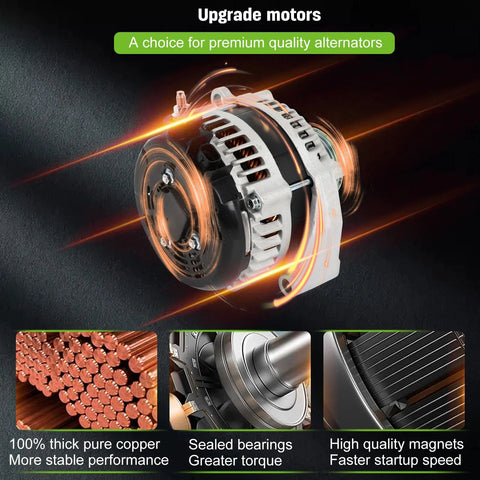 Beefed Up 220 Amp 12V Alternator Replacement For Chevrolet Express Suburban Silverado 2500 HD 3500 HD GMC Sierra 2500 HD And Savana