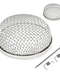 RV Furnace Vent Screen Kit For Camper With Stainless Steel Mesh Screens And Bug Screen Covers For Heater Vents Includes Installation Tool And Silicone Rubber Strips 2.8 X 1.3 Inch 2 Pack