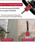 Diamond Mortar Raking Bit for Tuck Pointing and Masonry Brick Removal 5/16 x 1 Inch used to remove mortar from brick wall