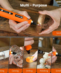 Portable Cordless Rotary Tool Kit Delivers Lightning Fast Usb Power And 111 Essentials For Precise Sanding Polishing And Engraving That Will Let You Shred Through Any Weekend Grind in use for sanding wood.