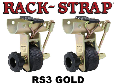 Two Pack Ladder Rack Tie Downs With Round Mounting Brackets Bolt Kit Included 2 Inch Diameter Round Mounts Eight Foot Black Straps