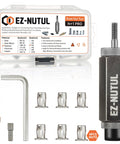 All In One Jack Nut Installation Tool Set for Thin Metal Plastic and Wood Panels with Stainless Steel Hand Riveter Kit