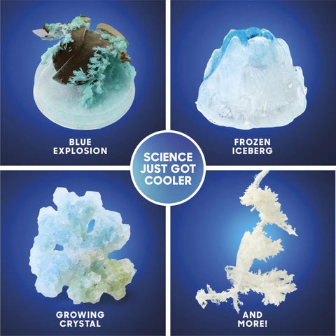 Frozen Earth Science Kit 67 Experiments For Kids 8 Plus Snow Crystals Slime Ice Explosions Polar Chemistry Lab Educational DIY