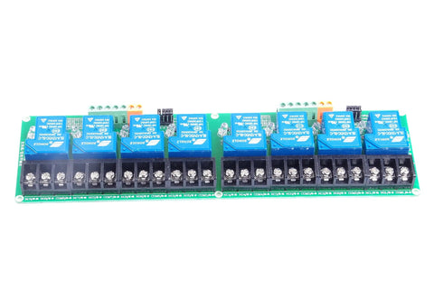 Beefy Eight Channel Relay Module With Optocoupler Isolation For PLC Automation And Industrial Control 12V DC Coil
