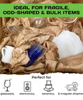 HexaFil Honeycomb Packing Paper For Moving And Shipping Eco Friendly Filler cushioning a fragile ceramic and glass items box