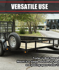 Heavy Duty U Bolt Spare Tire Carrier Bracket For Trailers Built Tough Galvanized Side Mount on a trailer with spare tire