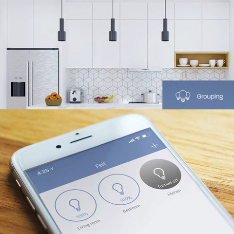 Smart RGBW MR16 LED Bulb 50W Equivalent WiFi Connected No Hub Needed Works With Alexa Google Assistant And Siri app interface