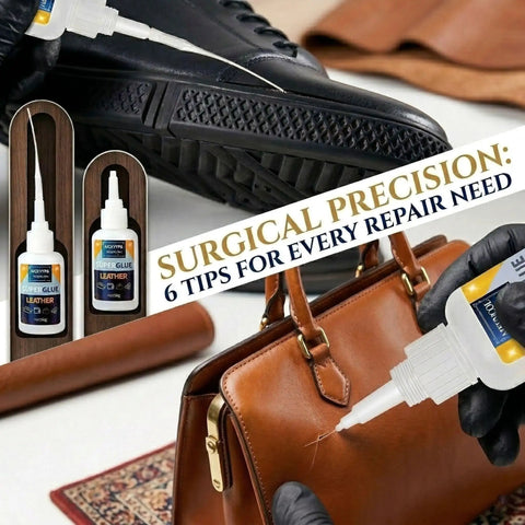 Leather Glue Pro Grade 100g Fast Setting Adhesive For Purses Shoes Car Seats Suede And Upholstery applied to purse