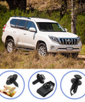 All In One Car Fastener Kit With 100 Pieces Screws Bolts Undertray Clips Plastic Rivets U Nuts Engine Under Cover Splash Shield Replacement By Uolor Universal Fit For Auto Body Fender, shown with SUV backdrop.