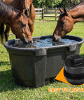 Stock Tank Drain Plug Kit Fits 50 70 100 150 300 Gallon Tanks Replacement Plug For 2 Inch Holes in use with horses