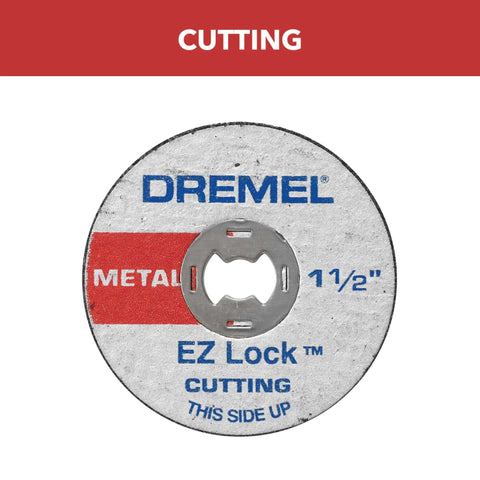 Dremel EZ Lock metal cutting wheel, 1-1/2 inch diameter, fiberglass-reinforced