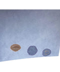 Blue Litmus Test Paper 8x10 Inch Sheets Pack Of 24 For Quick Acid Testing In Solutions showing color change spots.