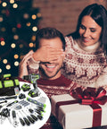 Couple with gift and 20V Cordless Drill Driver Set With 157 Piece Home Tool Kit Including Drill Bits Sockets And Screwdrivers