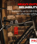 Garage Wall Mount Bike Rack With Durable Alloy Construction And Adjustable Hook Hanger For Indoor Storage installed on a wall