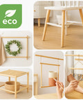 Pack Of Twenty Round Quarter Inch Bamboo Dowel Rods Forty Eight Inches Long Smooth As Silk Premium Natural Craft Sticks For Diy Models Floral Decor And School Assignments A Sweet Makers Stash used in various craft projects.