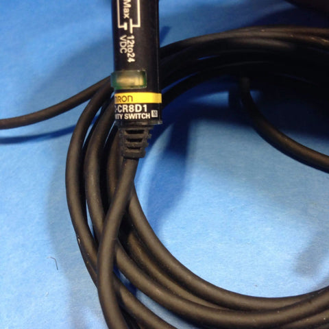Inductive Proximity Sensor E2EC CR8D1 Shop Floor Ready 0.8mm Sensing Range 10 to 30V DC NO Output Panel Mount 3mm Sensing Face