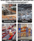 Top Tier Galvanized Steel Conveyor Rollers Offering Smooth Riding Heavy Duty Workhorse Performance No Sweat Setup For woodwork in assembly, logistics, factory, and warehouse.