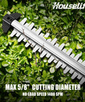 Cordless Hedge Trimmer And Leaf Blower Combo For 20V Max Battery Tool Only showing 18 Inch hedge trimmer blade in bush