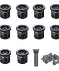 15 Foot Adjustable Pattern Sprinkler Nozzle Kit For Pop Up Irrigation Arc 0 To 360 Degrees Consistent Spray Replacement 10 Pack