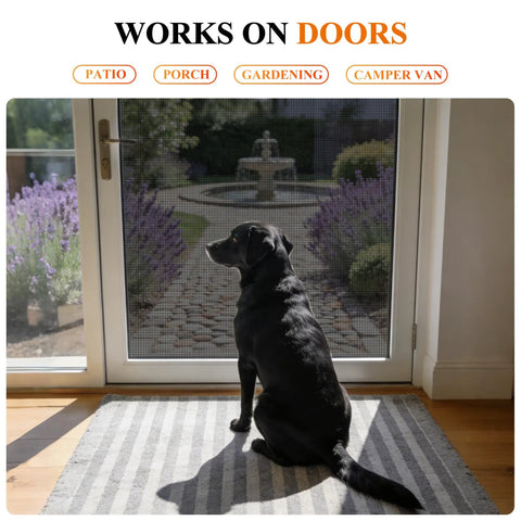 Heavy Duty Pet Proof Window And Door Screen Replacement Mesh 48 Inch Wide 99 Inch Long Vinyl Coated Polyester Netting For Patio