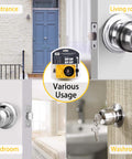 Door Lock Installation Kit For Wooden Doors One And Three Eighths Inch To One And Three Quarters Inch Hole Saw Set in various door settings