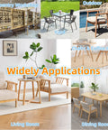 Various furniture settings showcasing nail on furniture glides for chairs and tables, cushioned nickel base, grey, in multiple environments