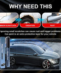 2 Pack Universal Car Scratch Removal Pen For All Cars Quick Paint Scratch Remover in front of a car photo with damage graphics