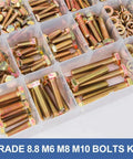 Beefy 775 Piece Bolt Nut And Washer Kit With M6 M8 M10 Set Heavy Duty Metric Hardware In A Handy Organizer Case 16 Universal Sizes