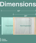 Adjustable Horizontal Window Screen Two Pack Fits 25 To 45 Inches Wide And 18 Inches High With Galvanized Rails Varnished Wood Ends