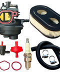 Carburetor Spark Plug Air Filter Tune Up All In One Replacement Kit For Lawn Mower Engines including carburetor, spark plug, filter.