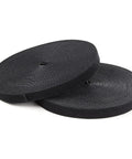 Coiled 100 Ft Hook And Loop Cable Tape Roll Cut To Size Reusable Cable Ties Bulk Industrial Wire Fastener Tape Adjustable Fabric Wraps Black