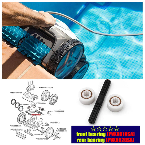 No Sweat Install Gear Shaft Bearing Drive Gear Assembly Replacement For PVXH019SA pool cleaner installation