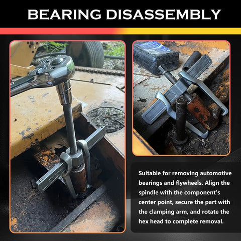 Built Tough Dual Purpose 2 Jaw Car Bearing Puller With Adjustable Design Non Slip Gear Puller for inside and outside bearing removal
