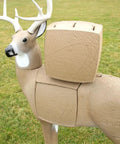 Life Like 3D Buck Archery Target That Stops Broadheads And Field Tips, displayed full side view standing on grass