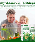 Game Changer 11 In 1 Aquarium Water Test Strips For Ph Ammonia Nitrate And Hardness 125 Ct Fish Tank Test Kit in use with family.