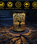 Outdoor Solar Lantern With Waterproof Build Hang Or Stand Light For Balcony Patio And Garden Decor Easy Charge Soft Pattern Lighting