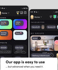 Smart lighting app interface for Wi-Fi Smart Infrared BR30 LED Bulb With 1100 Lumens, Billions Of Colors And Whites, No Hub Needed