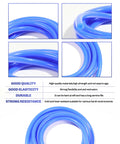 Durable High Performance Silicone Vacuum Hose 10 Ft Long 1 Quarter Inch Inner Diameter For Automotive Use Blue Premium Vacuum Tubing
