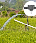No Sweat Self Priming Drill Transfer Pump For Water And Fluids Portable Lightweight Plastic Tool spraying water in a field.