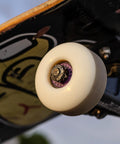 Skateboard wheel with ABEC 9 Sealed Skateboard Bearings Set For Skateboards Longboards Scooters And Roller Skates Eight Pack Purple.