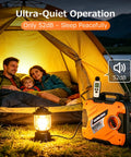 Portable Inverter Generator On The Go 2300W Peak 1900W Rated Gas Powered Ultra Quiet For RVs Outdoor Camping shown near tent