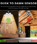 Motion Sensor Garage Light With Upgraded PIR, 20000 Lumen Output 200W Ceiling LED Motion Activated Light in barn