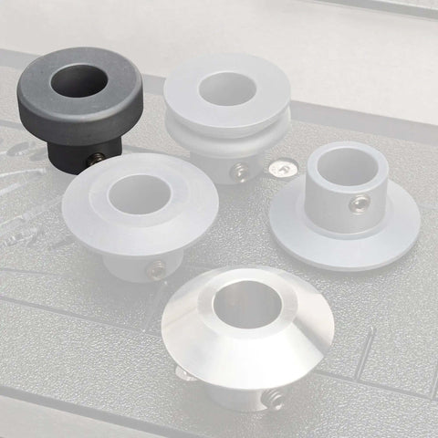 Assorted bead roller dies for Signature Series Metal Fabrication Bead Roller with 22mm shaft for clean aluminum edges.